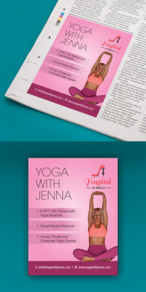 Flyer Design by decorusads for Yoga With Jenna | Design: #19317530