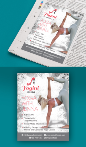 Flyer Design by decorusads for Yoga With Jenna | Design: #19331440