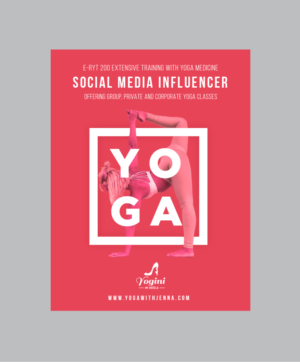 Diseño de Flyer por Alexandar para Yoga With Jenna | Diseño: #19338789