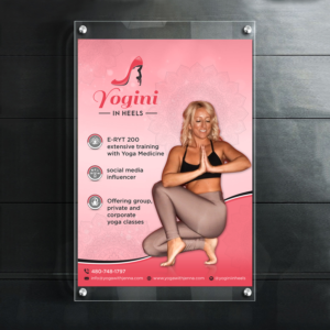 Diseño de Flyer por debdesign para Yoga With Jenna | Diseño: #19326778