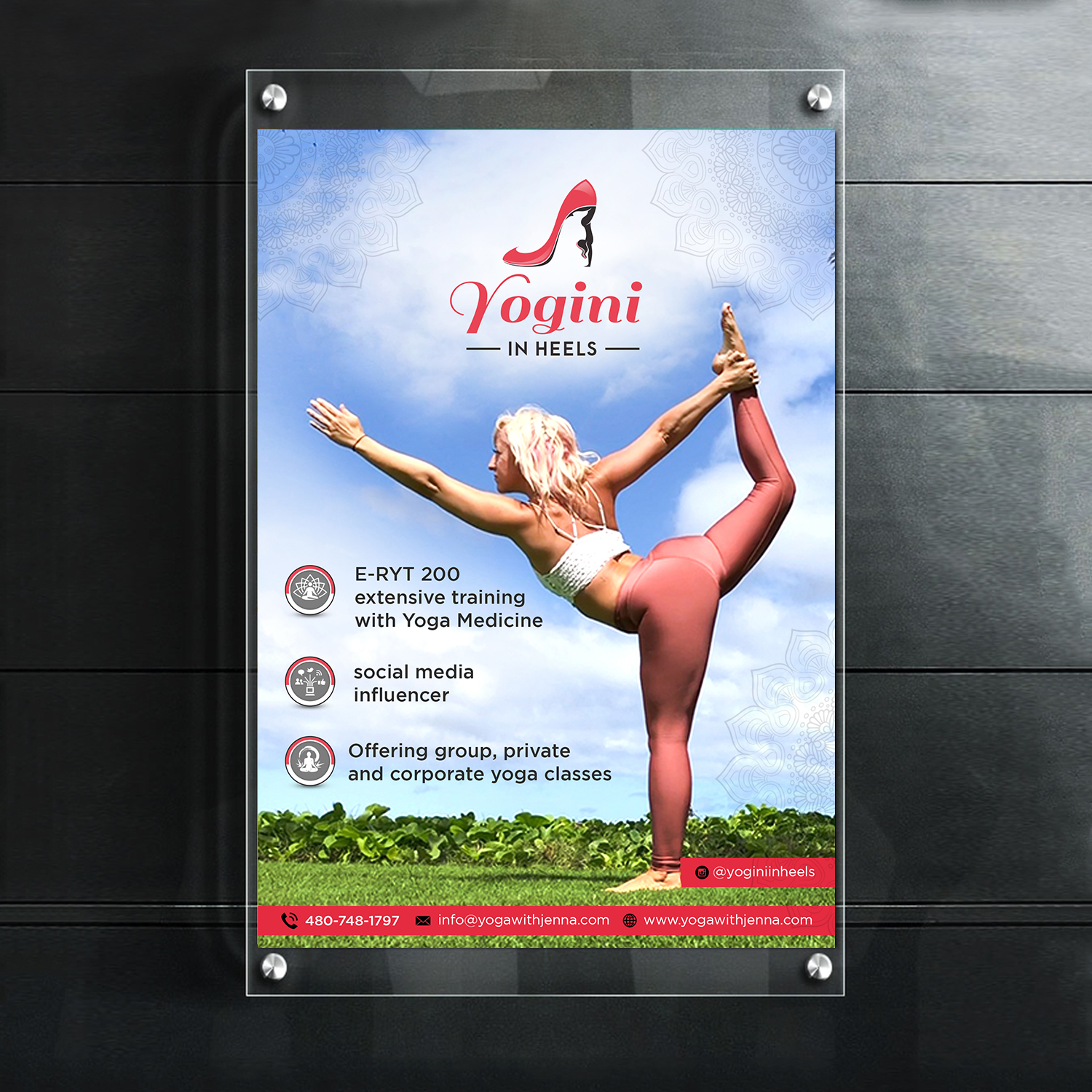 Flyer Design by debdesign for Yoga With Jenna | Design #19326780
