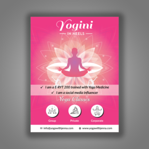 Yoga With Jenna Ad for print | Flyer-Design von ecorokerz