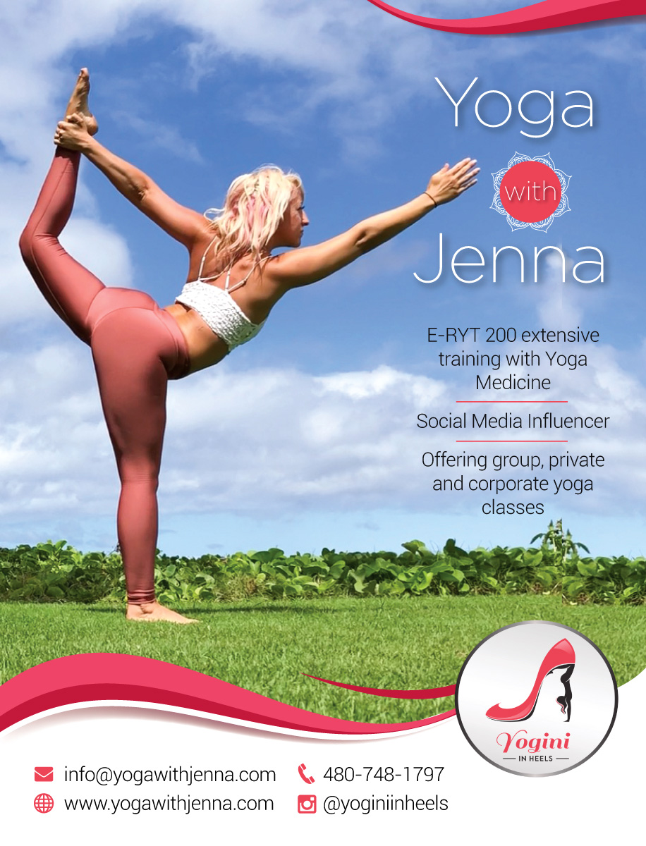 Flyer Design by D Creative for Yoga With Jenna | Design #19327331