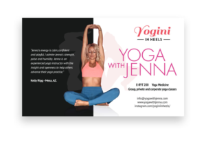 Diseño de Flyer por Oleg Androsov para Yoga With Jenna | Diseño: #19321062