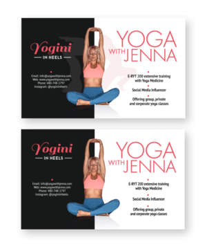 Flyer Design by Oleg Androsov for Yoga With Jenna | Design: #19329799