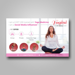 Flyer Design by Jai Shri Ram for Yoga With Jenna | Design: #19322185