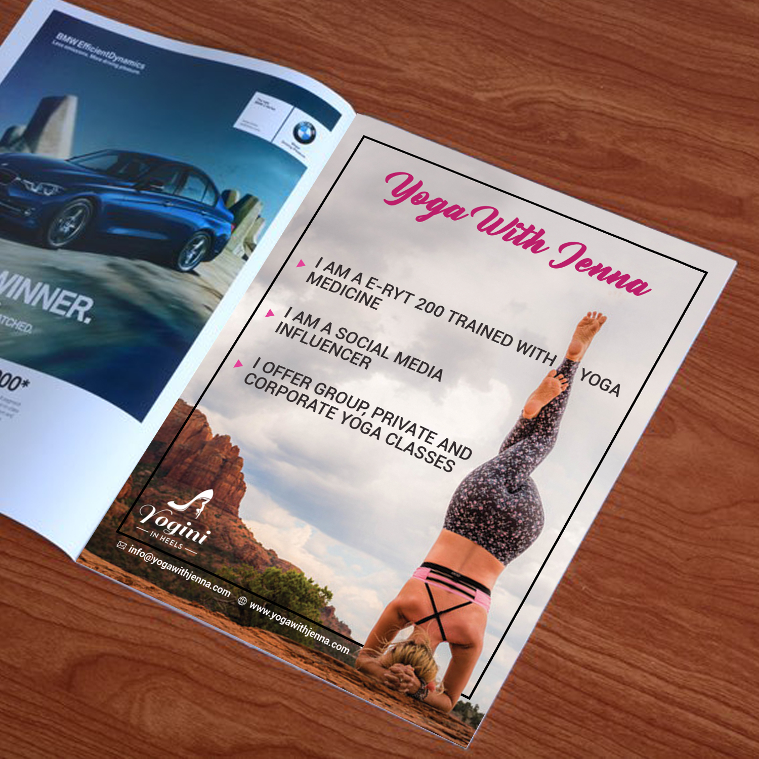 Flyer Design by CreativeSpace18 for Yoga With Jenna | Design #19325967