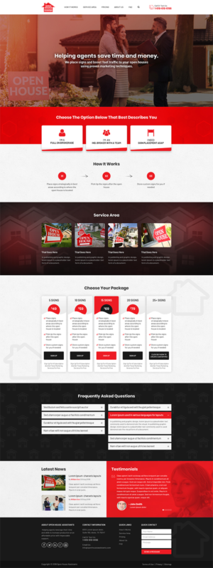 Web Design by RupalTechno for Shane | Design: #19396475