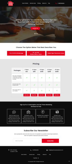 Web Design by pb for Shane | Design: #19389337