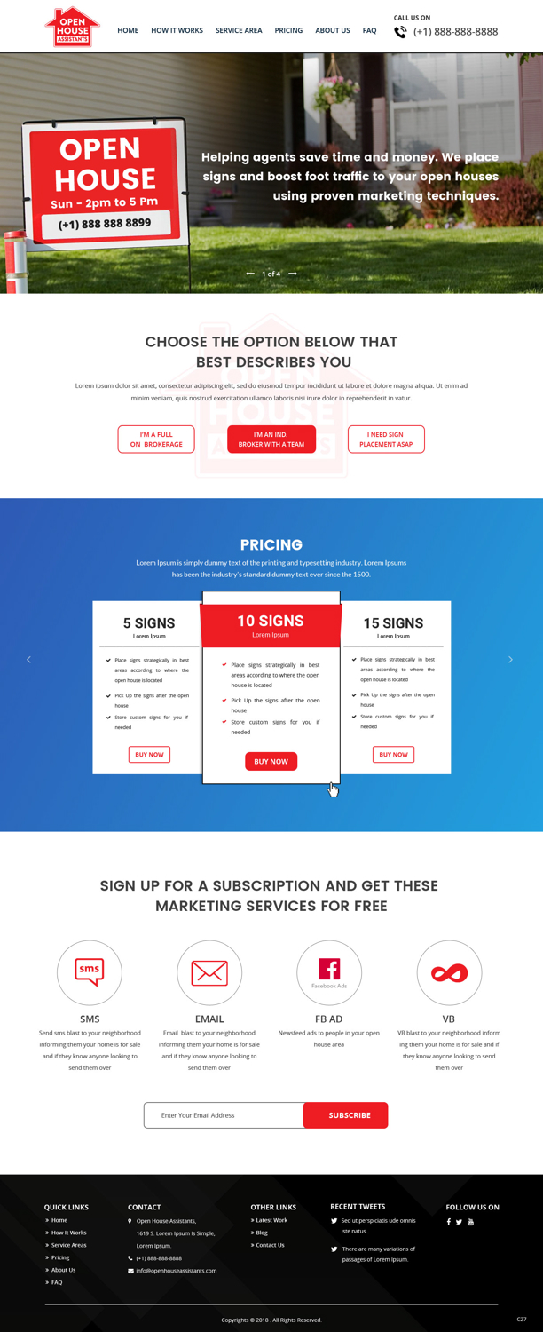 Web Design by pb for Shane | Design #19389339