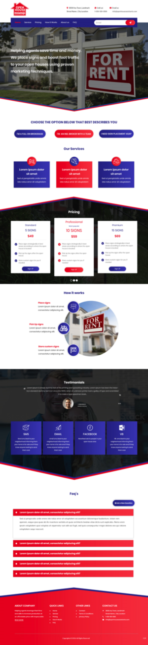 Web Design by pb for Shane | Design: #19411754