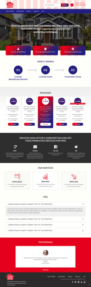 Web Design by pb for Shane | Design: #19411757