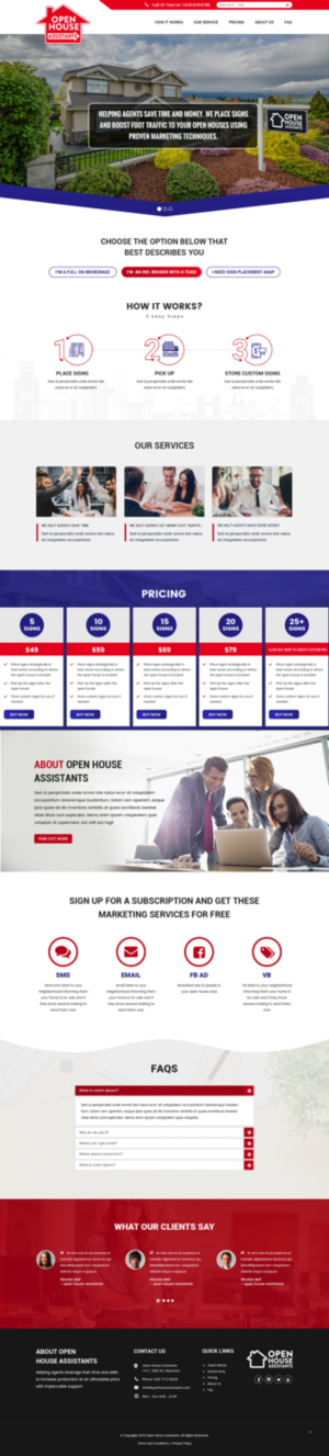 Web Design by pb for Shane | Design: #19411759