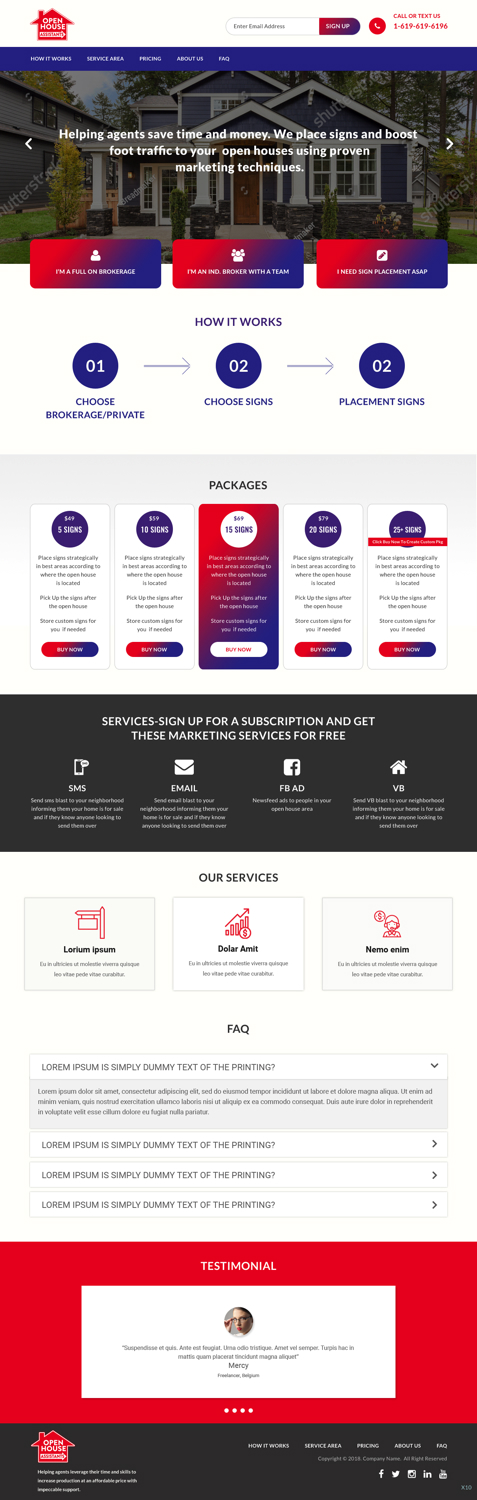 Web Design by pb for Shane | Design #19421631