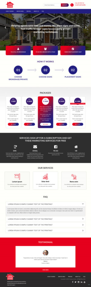 Web Design by pb for Shane | Design: #19421631