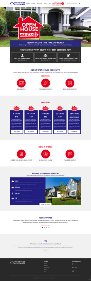 Web Design by pb for Shane | Design: #19421634