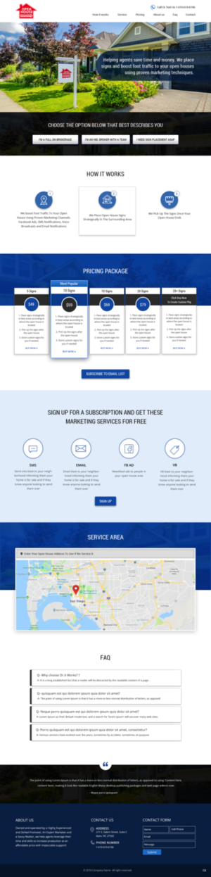 Web Design by pb for Shane | Design: #19507689