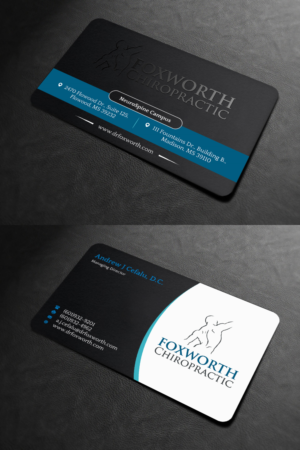 Diseño de Tarjeta de Presentación por INDIAN_Ashok para Foxworth Chiropractic | Diseño: #19317765