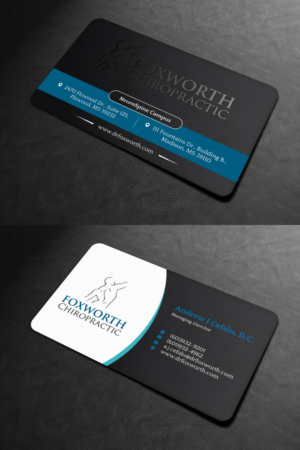 Diseño de Tarjeta de Presentación por INDIAN_Ashok para Foxworth Chiropractic | Diseño: #19317766
