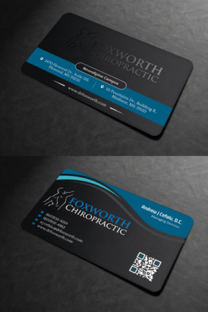 Diseño de Tarjeta de Presentación por INDIAN_Ashok para Foxworth Chiropractic | Diseño: #19317767