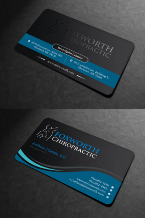 Diseño de Tarjeta de Presentación por INDIAN_Ashok para Foxworth Chiropractic | Diseño: #19317769