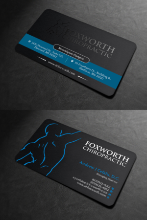 Diseño de Tarjeta de Presentación por INDIAN_Ashok para Foxworth Chiropractic | Diseño: #19317774