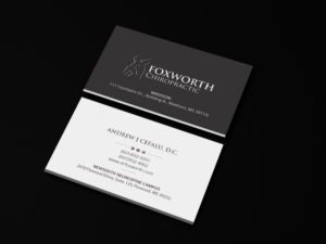 Business Card Design by Creations Box 2015 for Foxworth Chiropractic | Design: #19318613