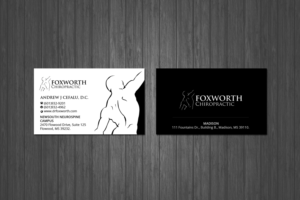 Business Card Design by Creations Box 2015 for Foxworth Chiropractic | Design: #19321819