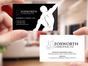 Business Card Design by Creations Box 2015 for Foxworth Chiropractic | Design: #19335905
