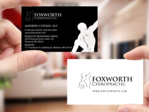 Business Card Design by Creations Box 2015 for Foxworth Chiropractic | Design: #19335906