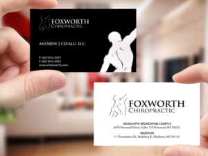 Business Card Design by Creations Box 2015 for Foxworth Chiropractic | Design: #19335907