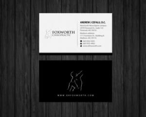 Diseño de Tarjeta de Presentación por Brand aid para Foxworth Chiropractic | Diseño: #19318630