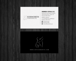 Diseño de Tarjeta de Presentación por Brand aid para Foxworth Chiropractic | Diseño: #19318631