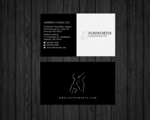 Diseño de Tarjeta de Presentación por Brand aid para Foxworth Chiropractic | Diseño: #19320074