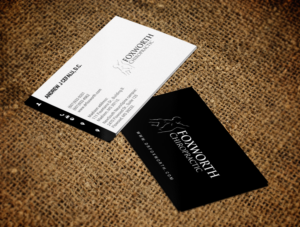 Design de Carte de Visite par chandrayaan.creative pour Foxworth Chiropractic | Design #19320047