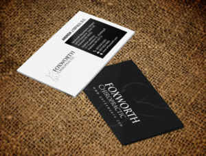 Design de Carte de Visite par chandrayaan.creative pour Foxworth Chiropractic | Design : #19320056