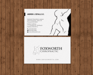 Design de Carte de Visite par chandrayaan.creative pour Foxworth Chiropractic | Design : #19321090