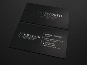 Diseño de Tarjeta de Presentación por Tripti Ranjan Gain para Foxworth Chiropractic | Diseño: #19349980