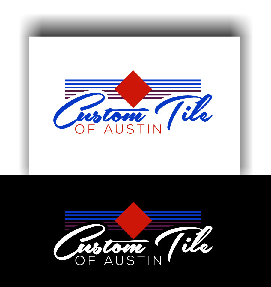 Logo Design by nexalite for Custom Tile of Austin | Design #19453748