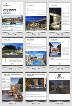 Formation Landscape Design Proposal Template | Flyer-Design von SAI DESIGNS