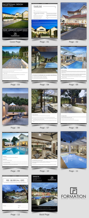 Formation Landscape Design Proposal Template | Flyer-Design von SAI DESIGNS