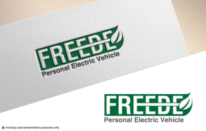 Freed (business name). Accompanying text 'Personal Electric Vehicle' | Logo Design by Juli creation