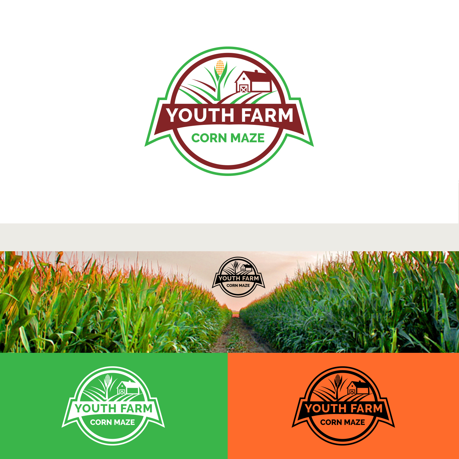 Logo Design by Maxo-Biz for Youth Farm Bible Camp | Design #19327604