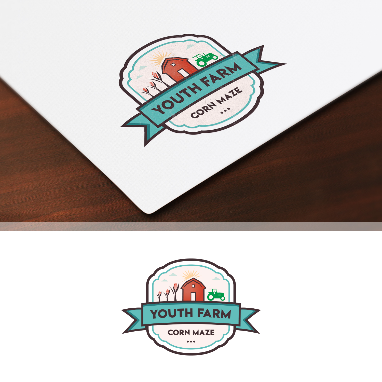 Logo Design by Maxo-Biz for Youth Farm Bible Camp | Design #19330220
