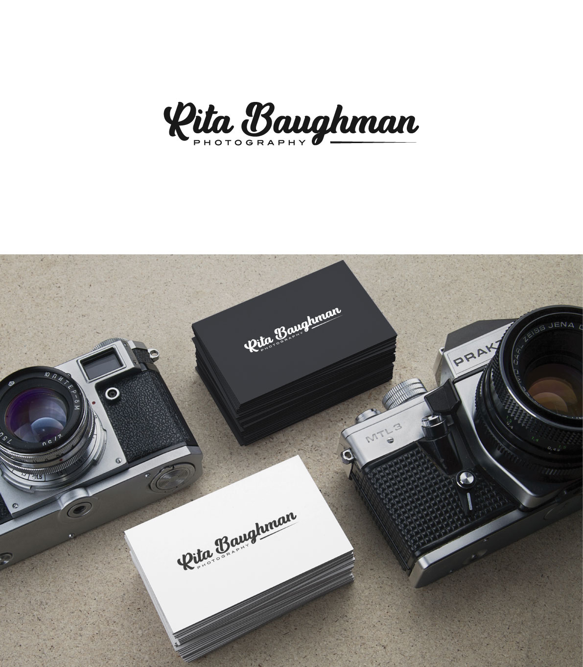 Logo Design by The Marble Peach for Rita Baughman Photograpjy | Design #19321427