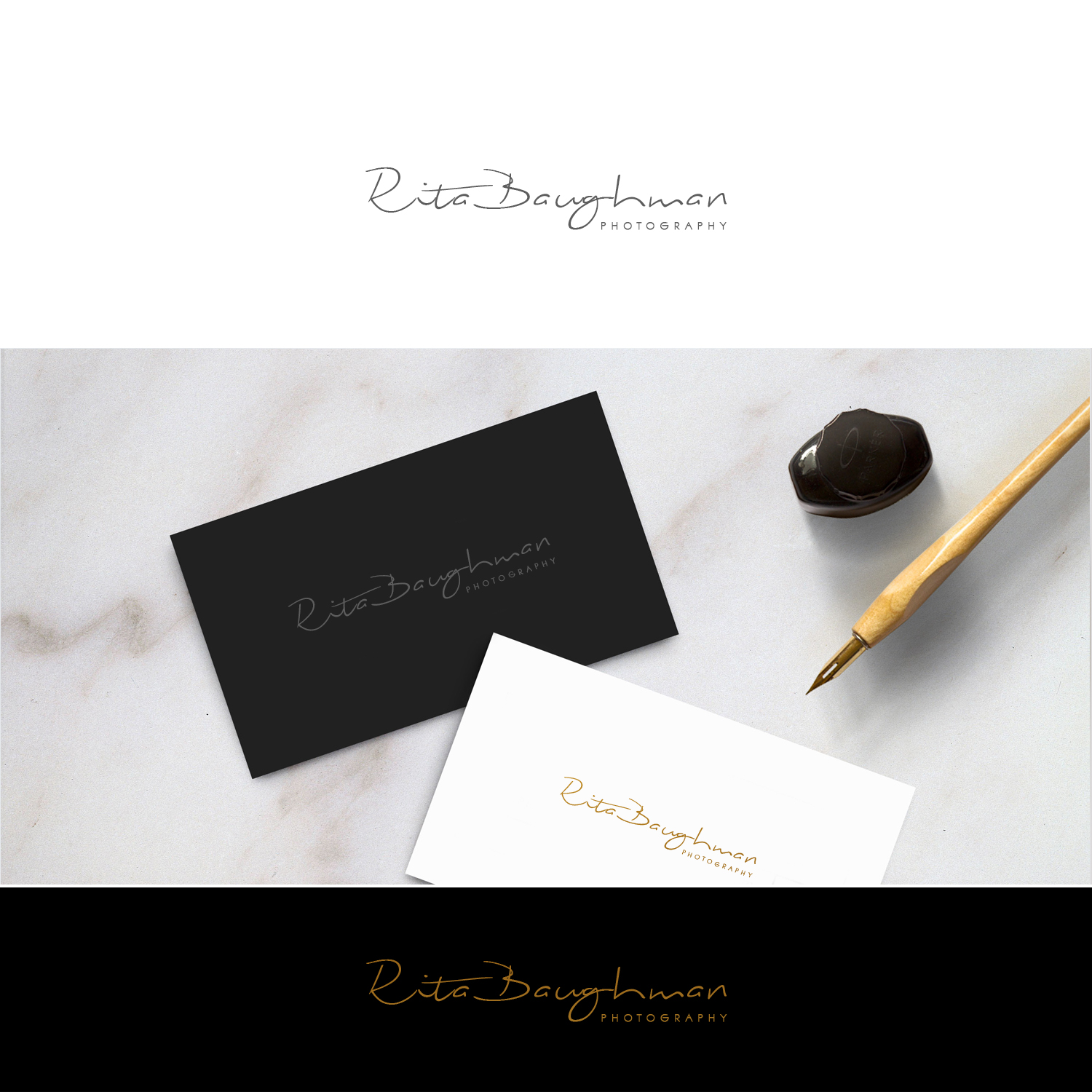 Logo Design by DominicDesign for Rita Baughman Photograpjy | Design #19316784
