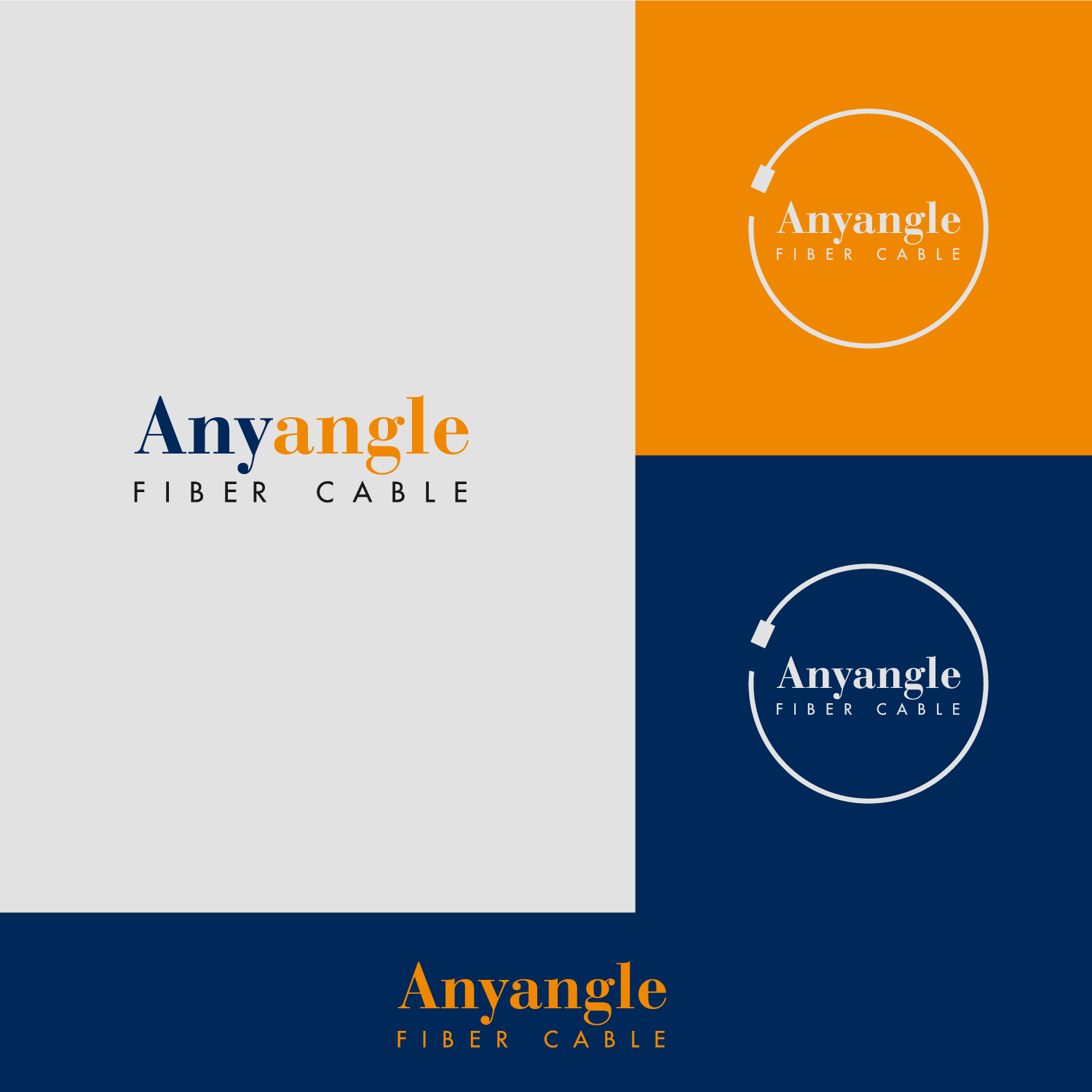 Logo Design by Pradip 4 for FiberCablesDirect.com | Design #19325498