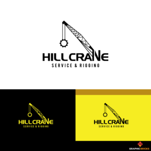 Hill Crane Service & Rigging | Logo Design by Graphic Bricks