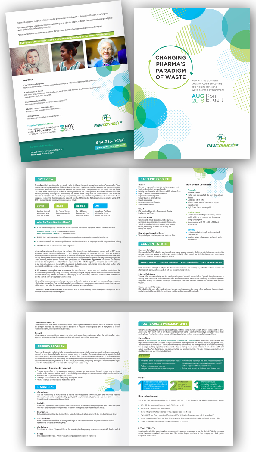 Brochure Design by uk for RAWCONNECT-QC | Design #19340711