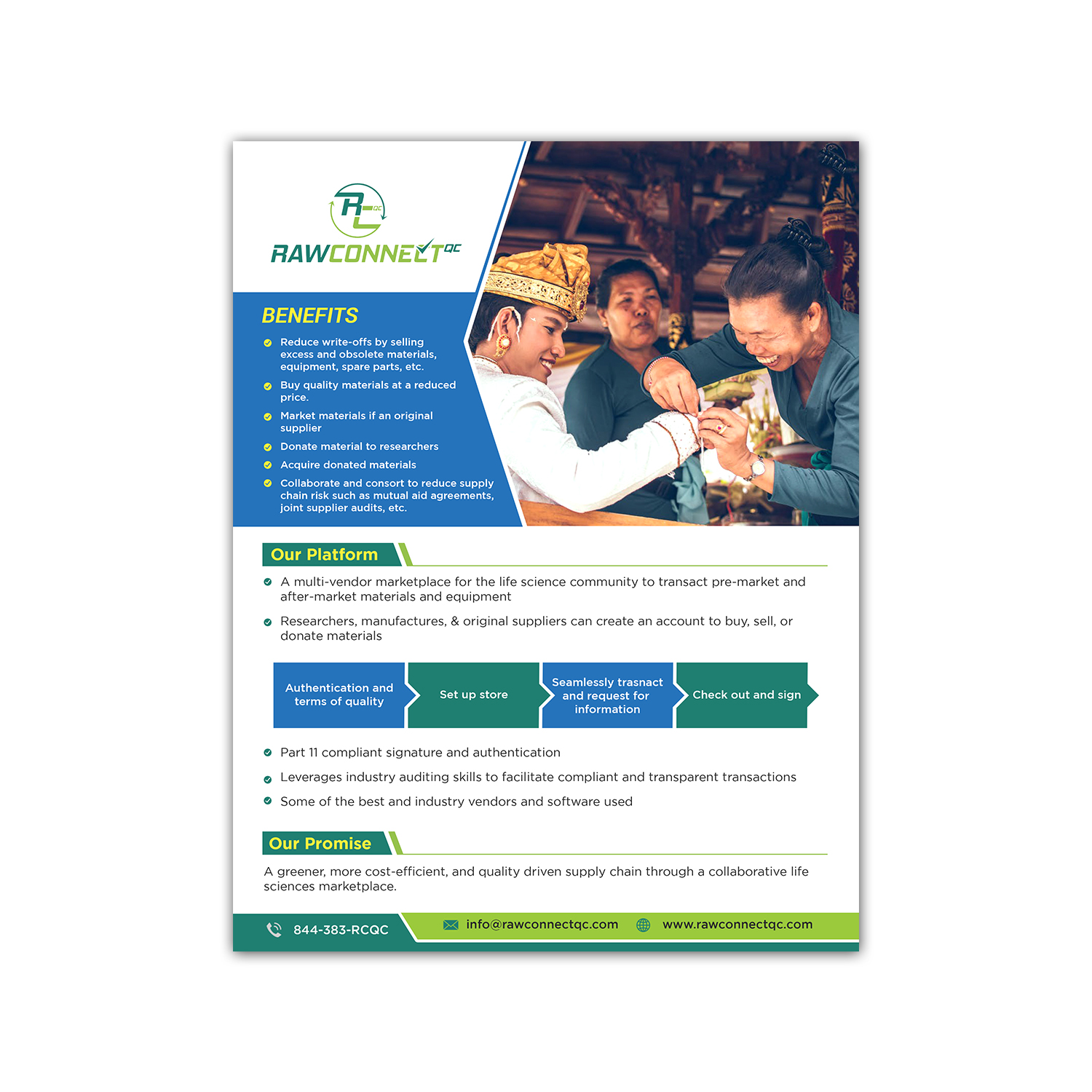 Brochure Design by debdesign for RAWCONNECT-QC | Design #19338625